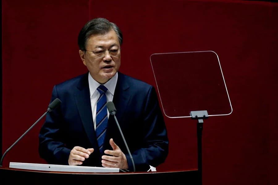 South Korea's Moon says 'time to take action' on North Korea