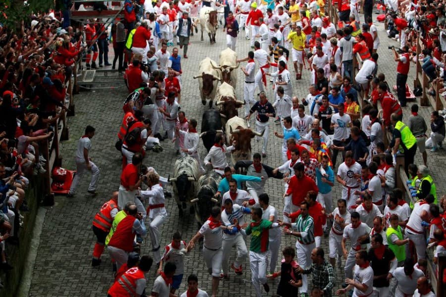 Man dies after being gored at bull-running festival in Spain