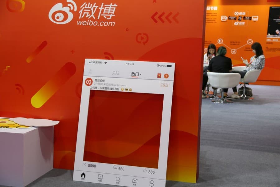 Chinese social media giant Weibo's shares fall in Hong Kong stock market debut