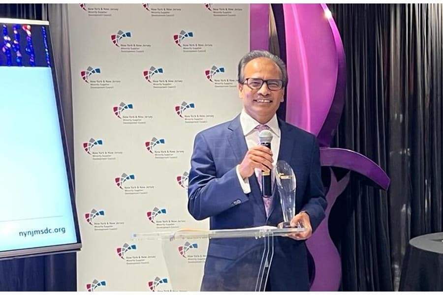 Aziz Ahmad wins NYNJMSDC Partnership Award in US