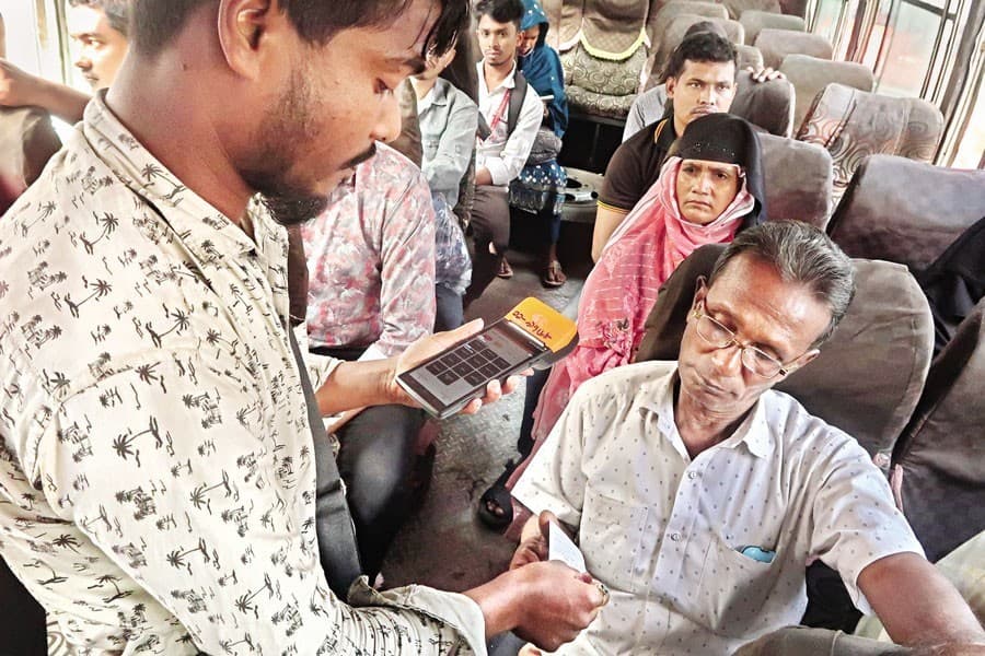 Fewer buses put into service after e-ticketing introduced